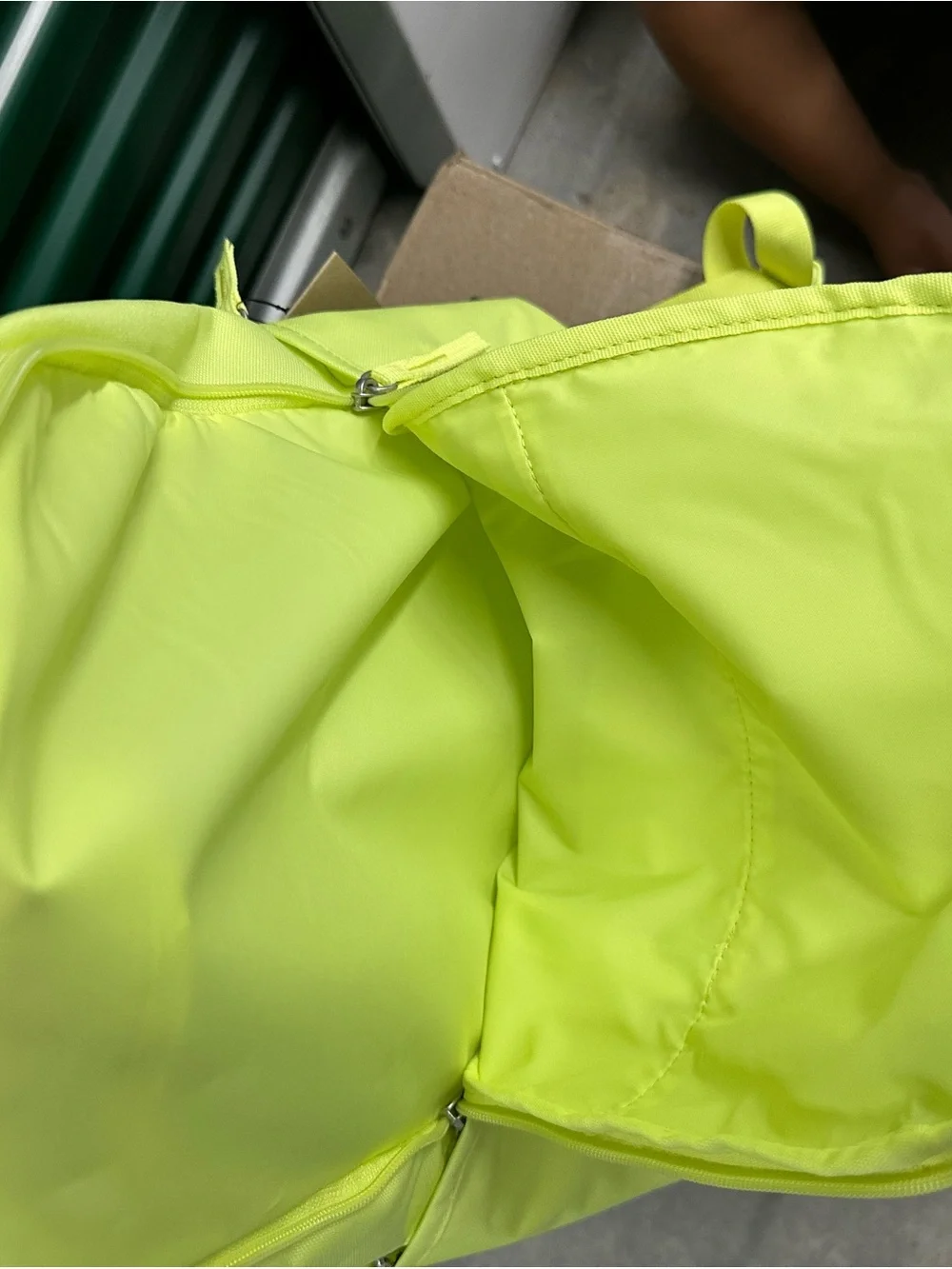 NIKE Element Neon Yellow Men's Backpack with Bold Logo